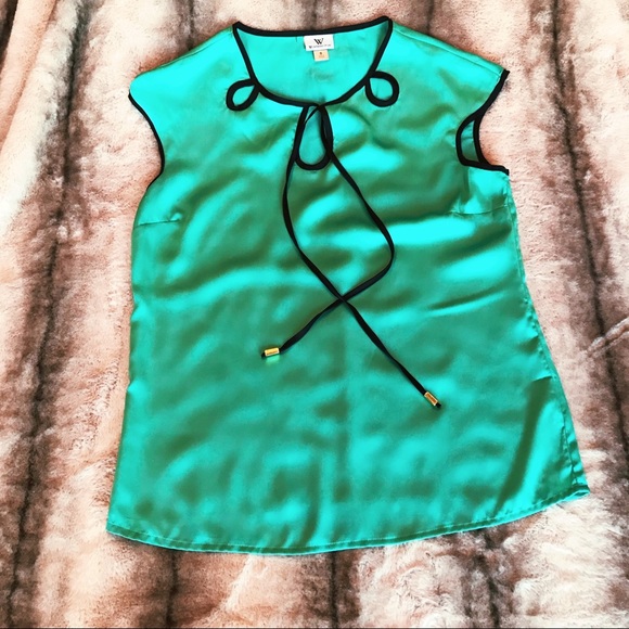 Worthington Mint Blouse - Picture 1 of 4